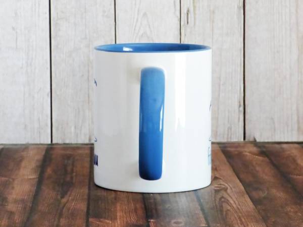 Fördeblau Tasse blauer Henkel