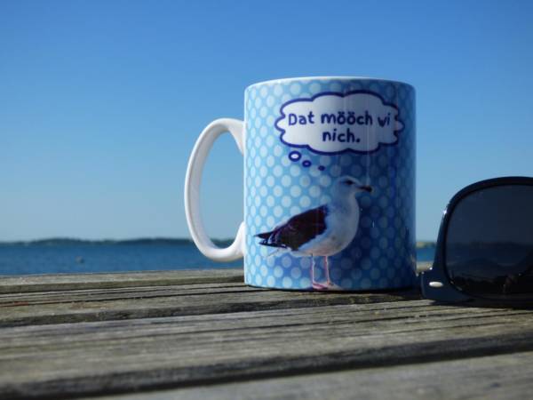 Kaffeetasse plattdeutscher Spruch