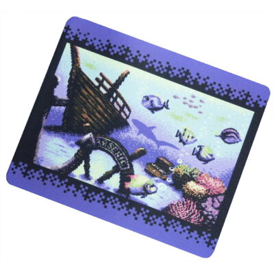 Mousepad im Commodore 64 Pixelgrafik Design ‘Blubb’ (maritimes Motiv)