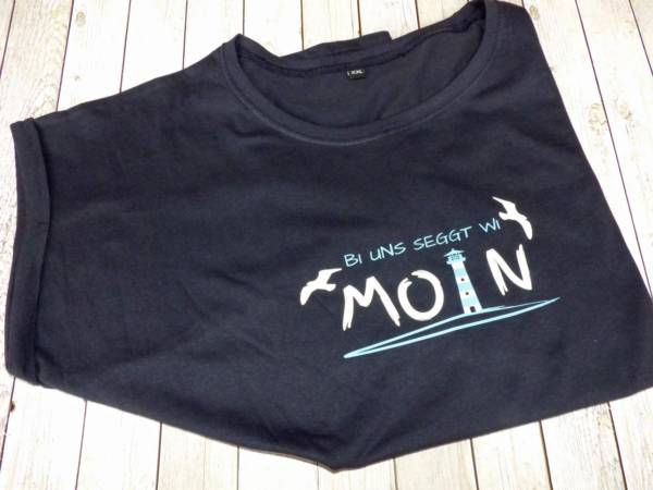 Maritimes Damen T-Shirt mit norddeutschem Spruch