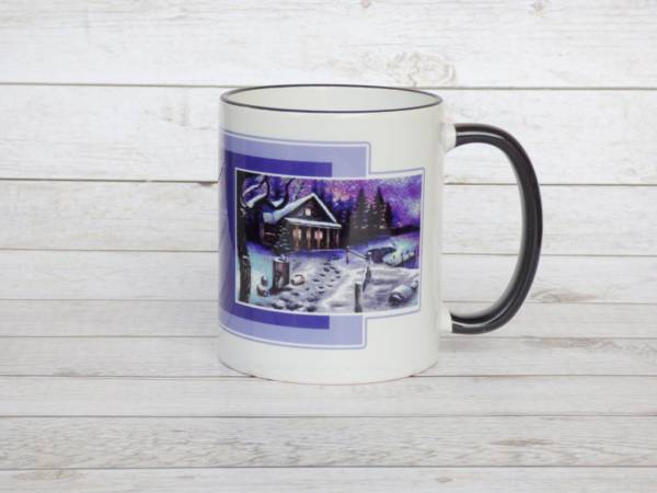 Retro Pixel-Art Kaffeetasse Winter is coming