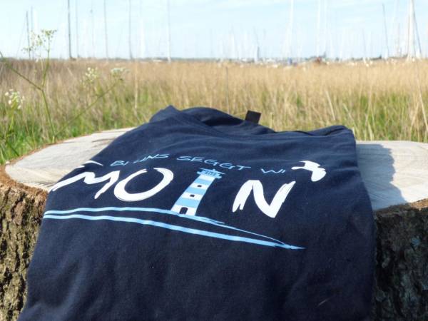 Maritimes T-Shirt mit norddeutschem Spruch