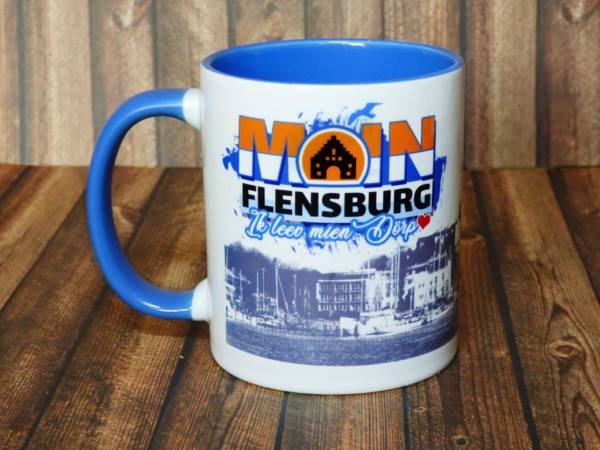 Kaffeetasse Flensburg mit Plattdeutschem Spruch