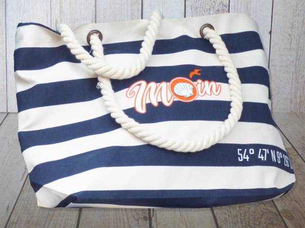 Maritime Strandtasche für den Urlaub