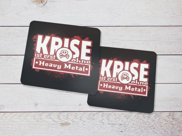 Heavy Metal Accessoire Untersetzer