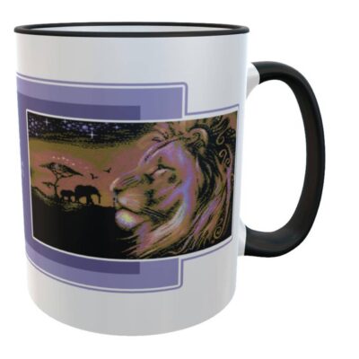 Nostalgie Geschenke, 8bit Kaffeetasse ‘African Night’, 330ml
