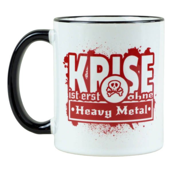 Heavy Metal Becher mit Spruch