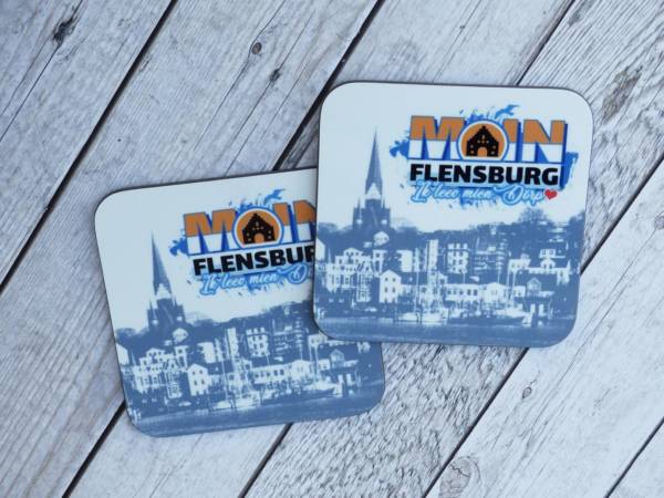 Moin Flensburg Panorama Untersetzer