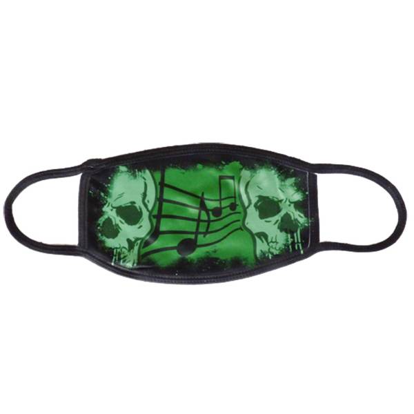 Behelfsmaske im Totenkopf Design