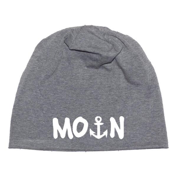 Moin Mütze maritim mit Anker | Slouch Beanie | Unisex | Jersey