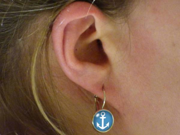 Ohrschmuck maritim mit Anker