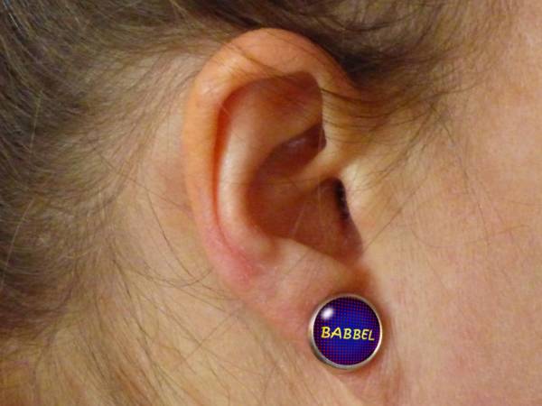 Ohrstecker Pfälzer Dialekt lustig