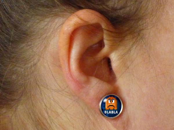 Witziger Ohrschmuck mit Statement