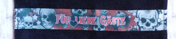 Lustiges Gästehandtuch Bordüre