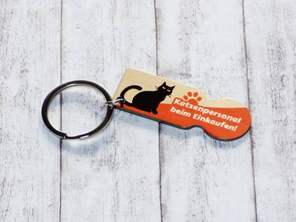 Einkaufswagen Chip Alternative Katzen Motiv