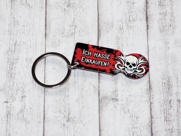 Einkaufswagenlöser cooles Motiv