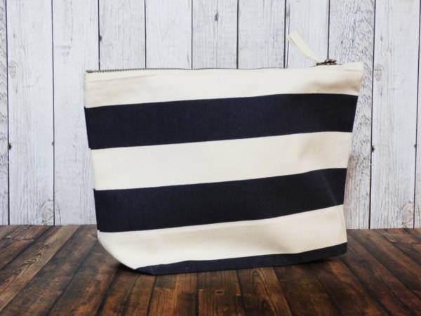 Kosmetik-Tasche gestreift maritim