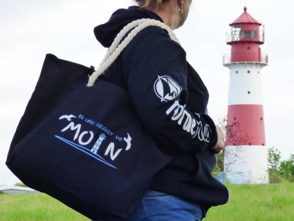 Maritime Tasche mit Leuchtturm