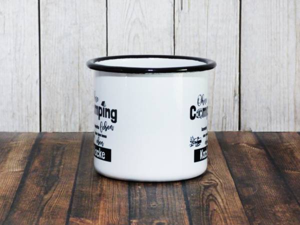 Tasse für Camping robust