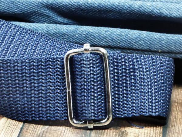 Fördeblau Umhängetasche Jeans längenverstellbar