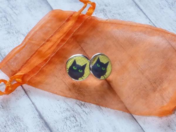 Schöner Katzen-Ohrschmuck