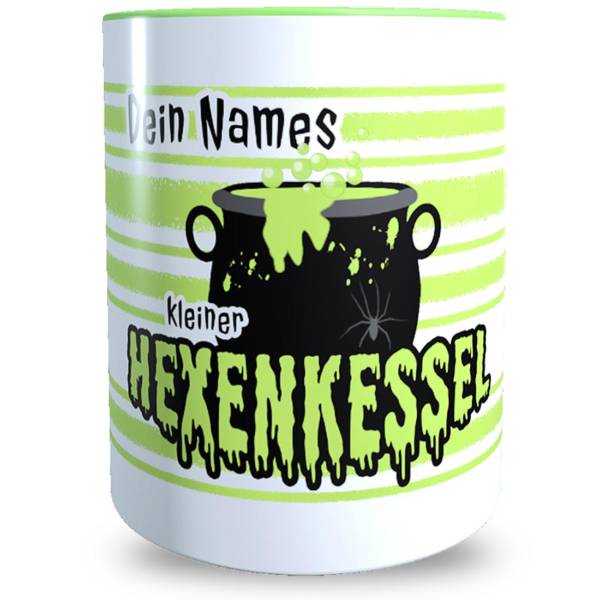 Tasse mit Spruch fuer kleine Hexen