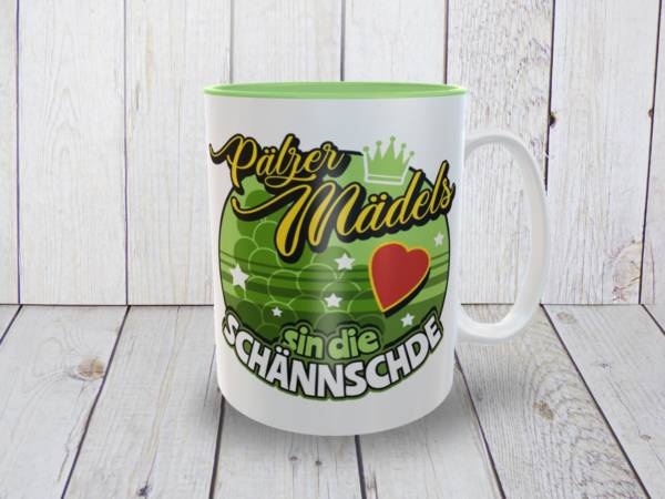 Lustige Tasse für Pfälzer Mädels