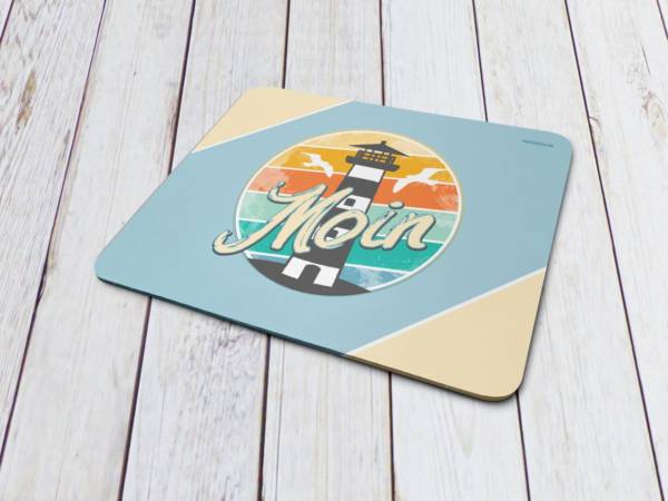 Maritimes Moin Mousepad im Vintage-Design