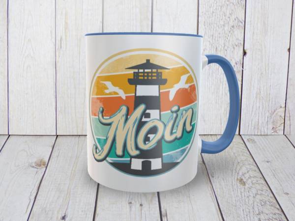 Moin Tasse im Vintage Design