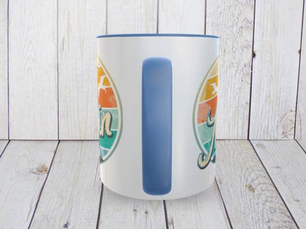 Moin Tasse im Vintage Retro Look