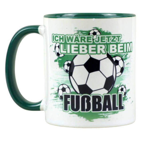 Lustiger Kaffeebecher für Fussballfans