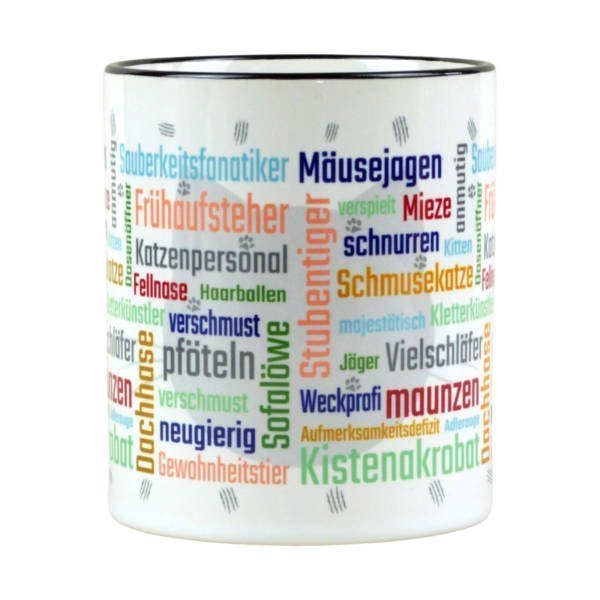 Witzige Katzentasse