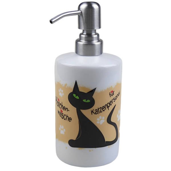 Seifenbehälter mit Katzenmotiv