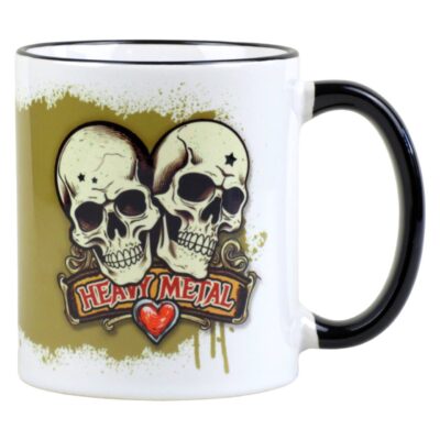🤘 Heavy-Metal Tasse – Einzigartiges Totenkopf-Design für Rock-Fans 🎸💀