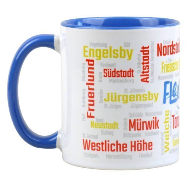 Motivtasse als Geschenkidee mit Flensburg Motiv