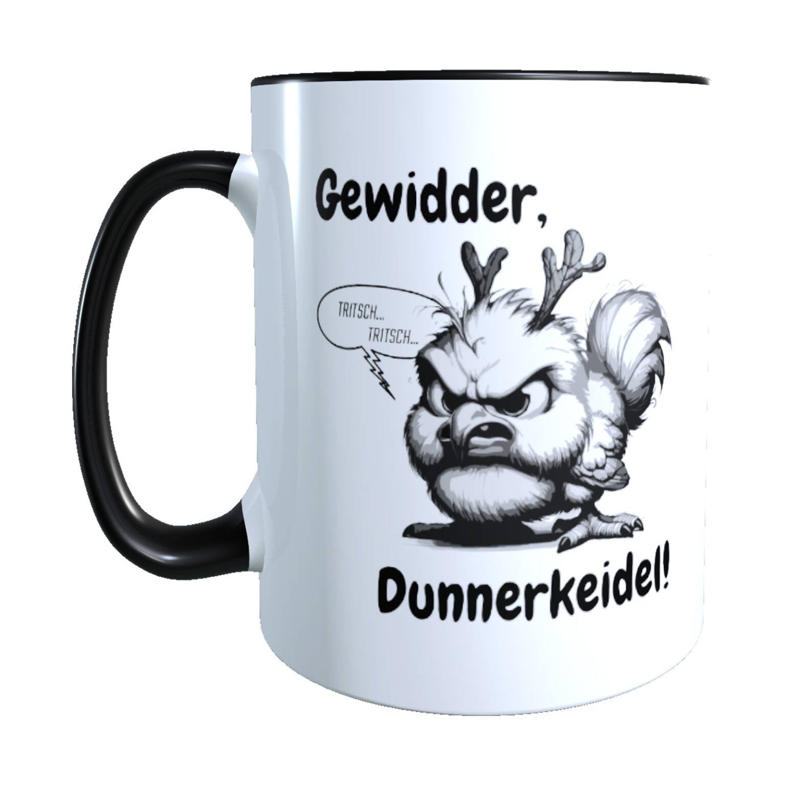 Lustige Pfälzer Sprüche Tasse Fördeblau