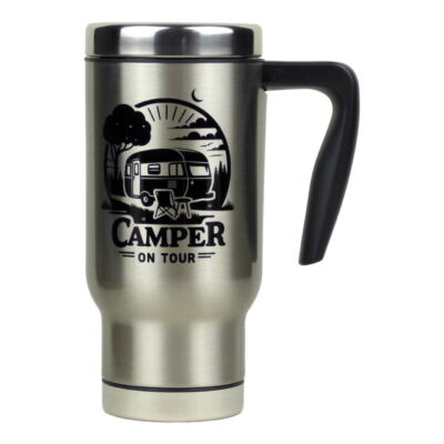 Edelstahl-Thermobecher für Camping und Outdoor Erlebnisse ‘Camper on Tour’ 470ml