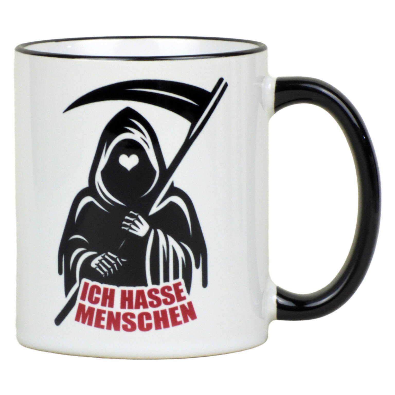 Keramik Tasse mit Spruch 
