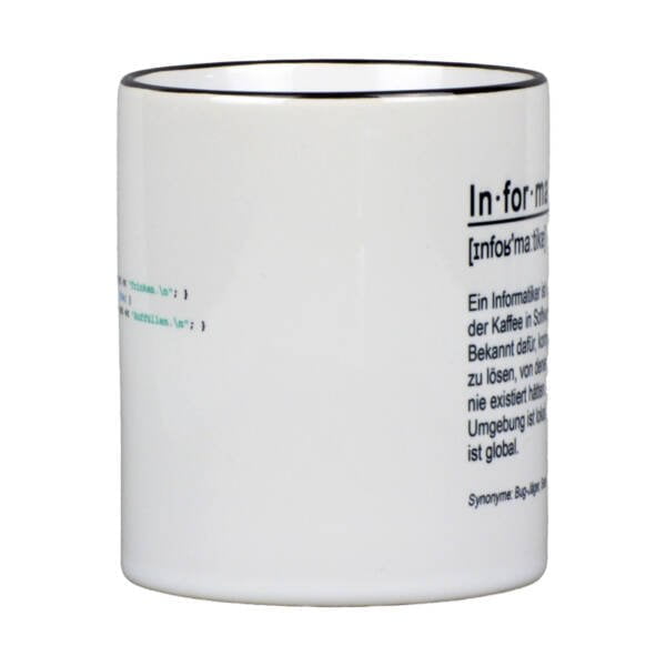 Informatiker Büro Tasse lustig
