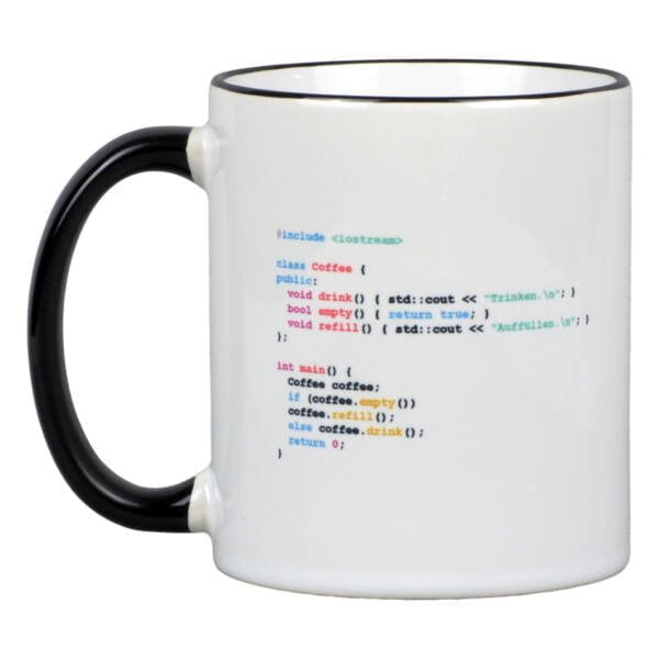 Programmierer Tasse mit lustigem Spruch