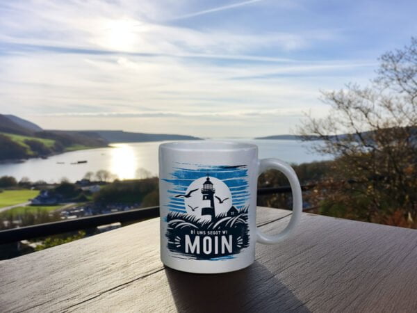 Tasse mit Moin-Motiv