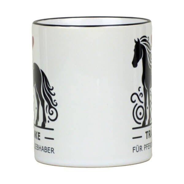 Tasse mit Pferdemotiv