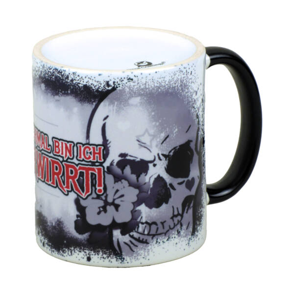 Skull-Tasse umgedreht