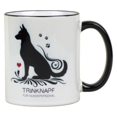 Hundepersonal Keramiktasse – Tasse mit Hunde-Motiv für Hundebesitzer, 330ml