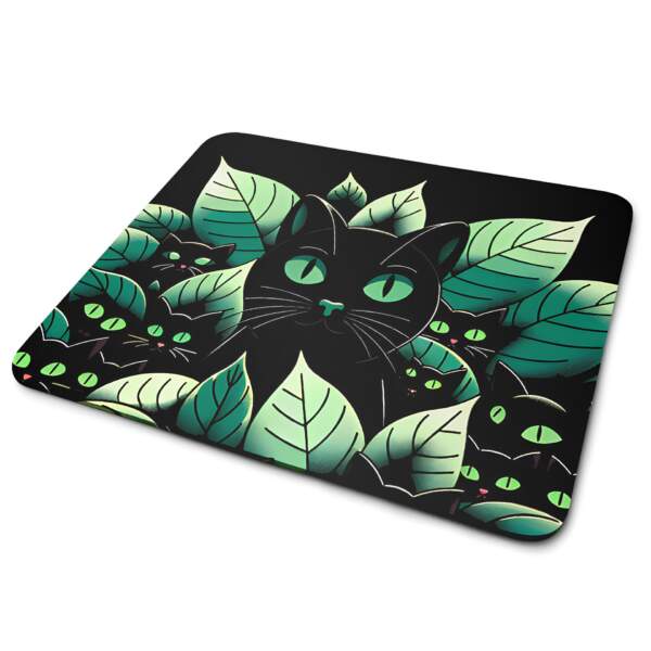 Mousepad für Katzenliebhaber mit Katzenmotiv 23×19 cm