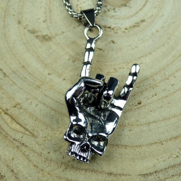 Heavy Metal Schmuck Edelstahl mit Heavy Metal Gruss