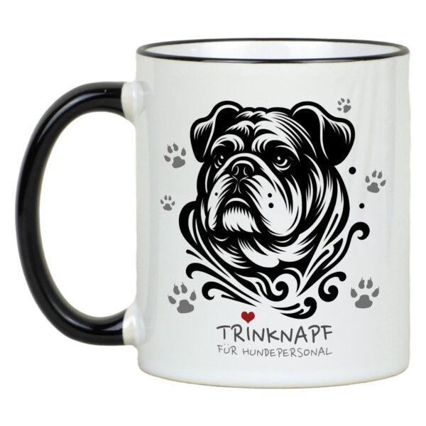 Tasse mit Hundemotiv einer Dogge für den Hundepapa als Geschenkidee