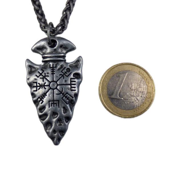 Vegvisir Kette mit Wikinger Kompass als cooles Geschenk für Wikinger Fans