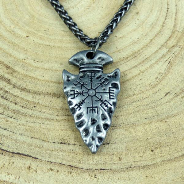 Wikinger Kompass Vegvisir Anhänger Wikinger Schmuck
